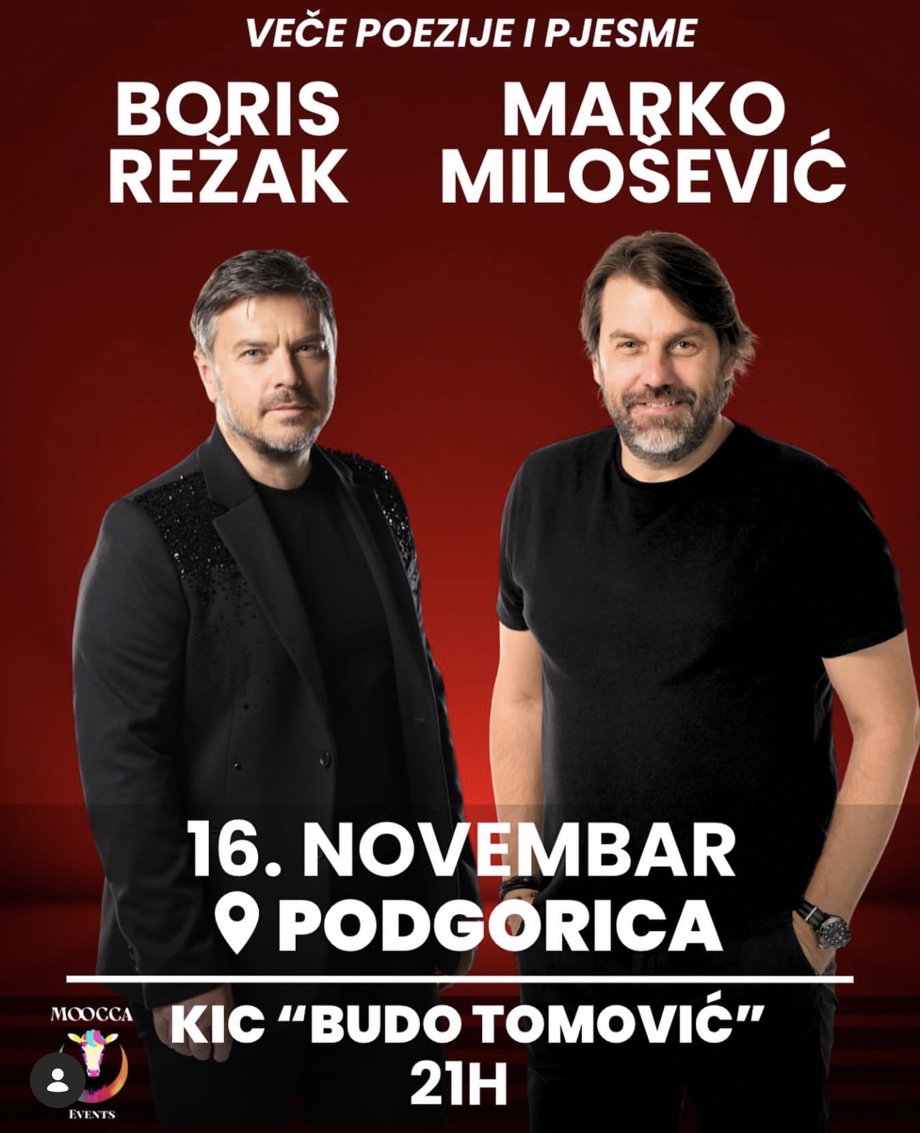 Veče poezije i pjesme - Marko i Boris