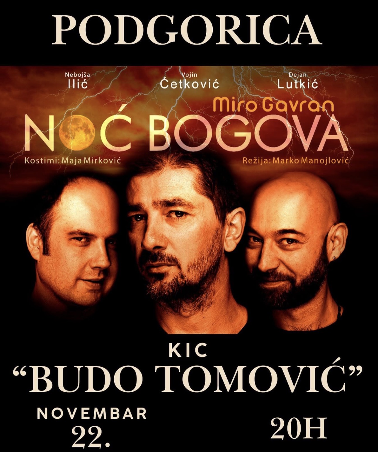 Predstava - Noć Bogova